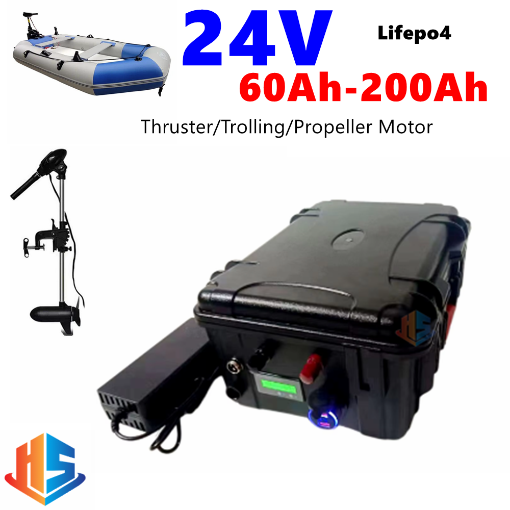 Lifepo4 Battery 24V 100Ah Trolling Motor - Waterproof 24V 60Ah 70Ah 80Ah 100Ah