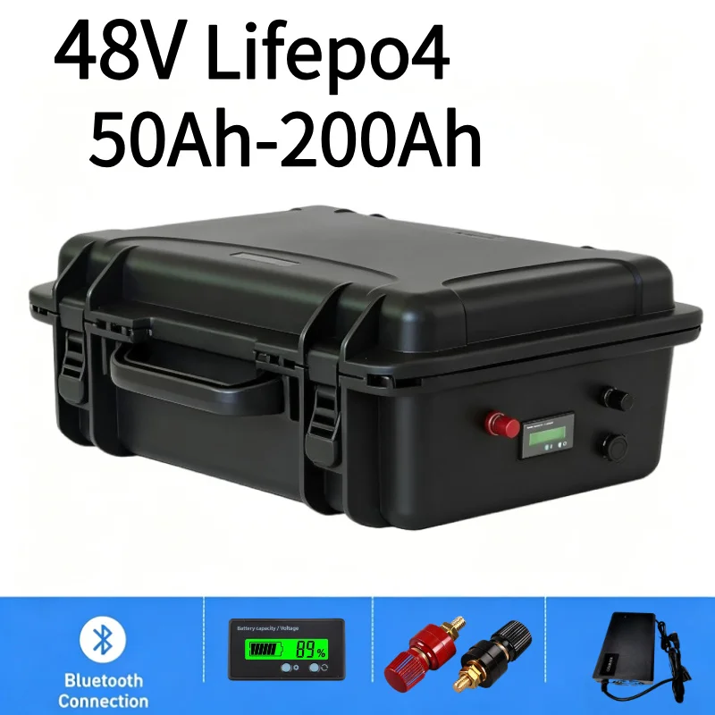 Lifepo4 48V 50Ah Golf Cart - 48V Waterproof LiFePO4 Battery 50Ah~200Ah With