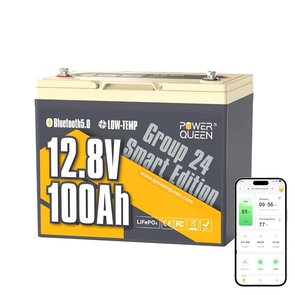 Lifepo4 Battery 12V 100Ah - 12V 100Ah LiFePO4 Lithium Battery 1280W
