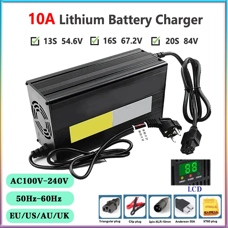 Lifepo4 Charger 48V 20A - 10A 48V 60V 72V Lithium Battery