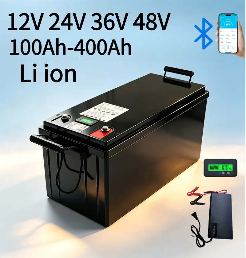 12V 100Ah Lifepo4 Bluetooth Bms - Bluetooth BMS Li-ion/LiFePO4 Battery Pack 12V