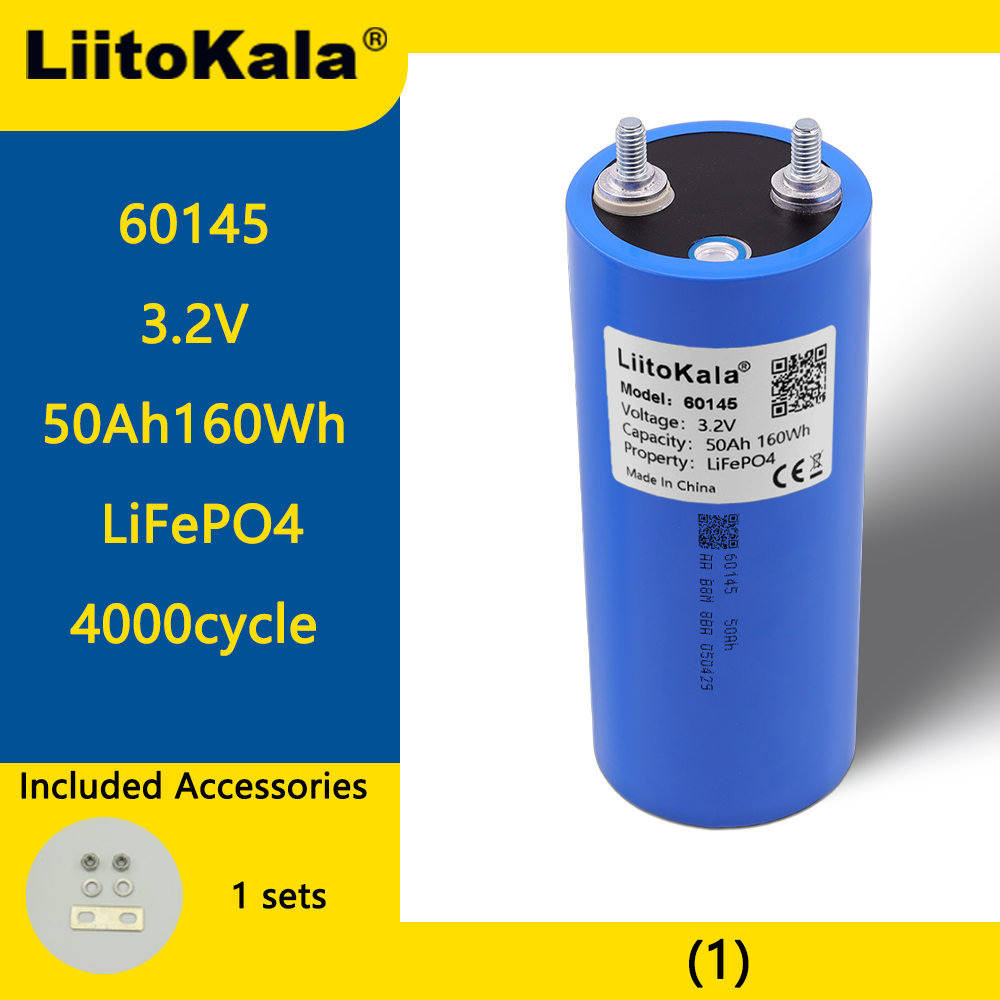 Lifepo4 48V 50Ah Golf Cart - 1-8pcs LiitoKala 60145 60140 3.2V 50Ah