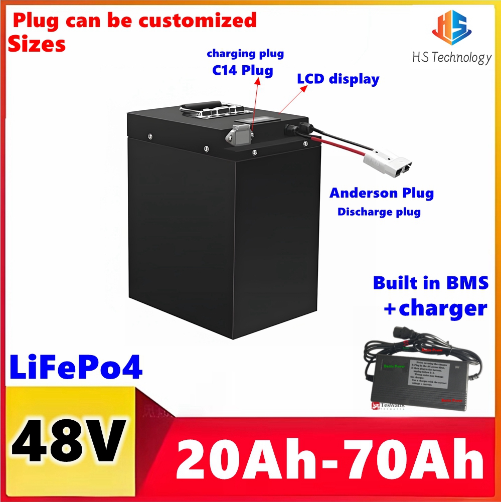 Lifepo4 48V 50Ah Golf Cart - 48V 20Ah 30Ah 40Ah 45ah 50ah
