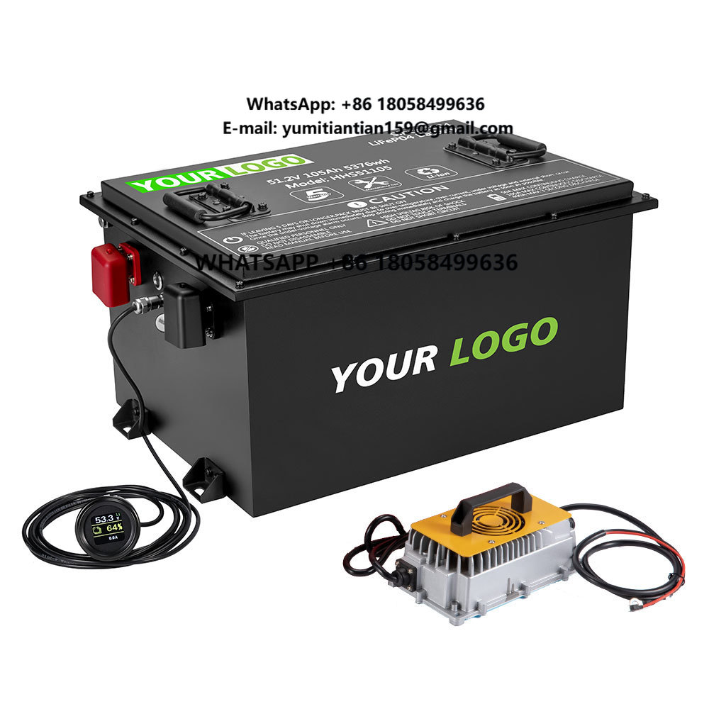 Lifepo4 48V 50Ah Golf Cart - 48v 51.2v Lifepo4 Lipo Battery Powered