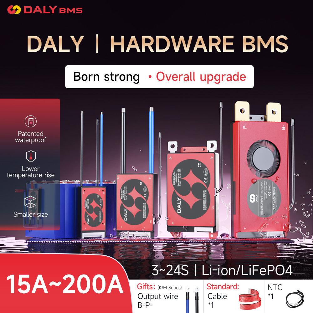 Lifepo4 Battery 24V 200Ah - Daly BMS 4s Balance 18650 battery