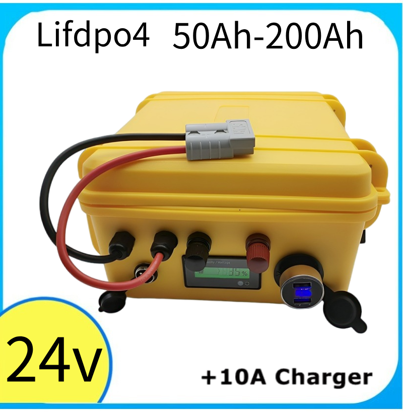 Lifepo4 Battery 24V 200Ah - DS Waterproof Lithium Battery Lifepo4 24V