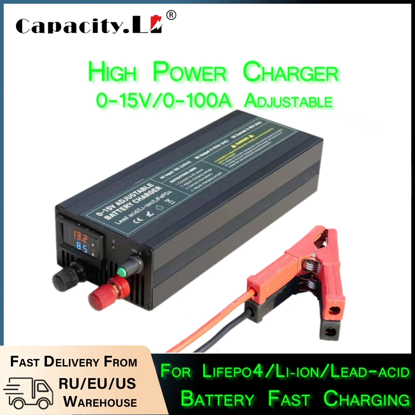 60A100A CC CV Adjustable Batte - Lifepo4 Charger 48V 20A ulasan dan harga