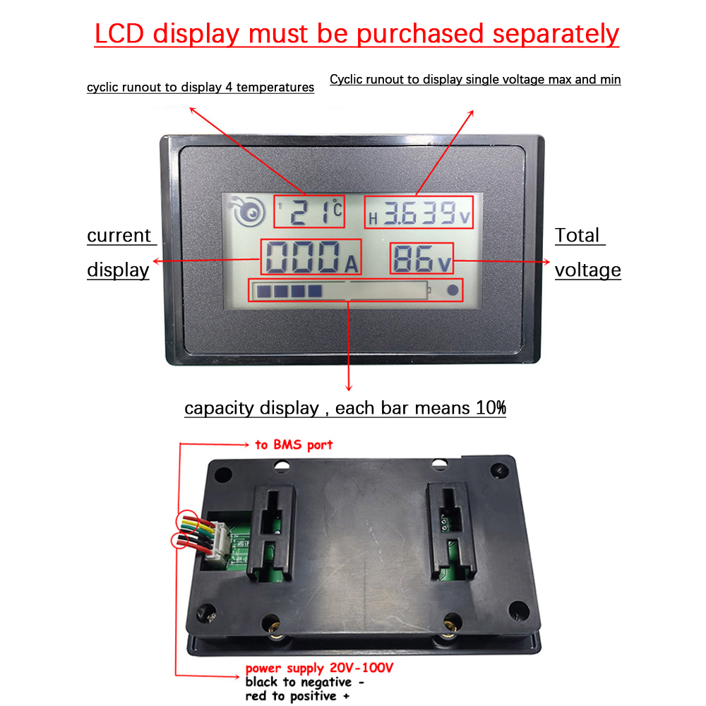 Smart Bluetooth 7S - 16S 100A  - Smart Bms 16S 48V 200A Bluetooth ulasan dan harga