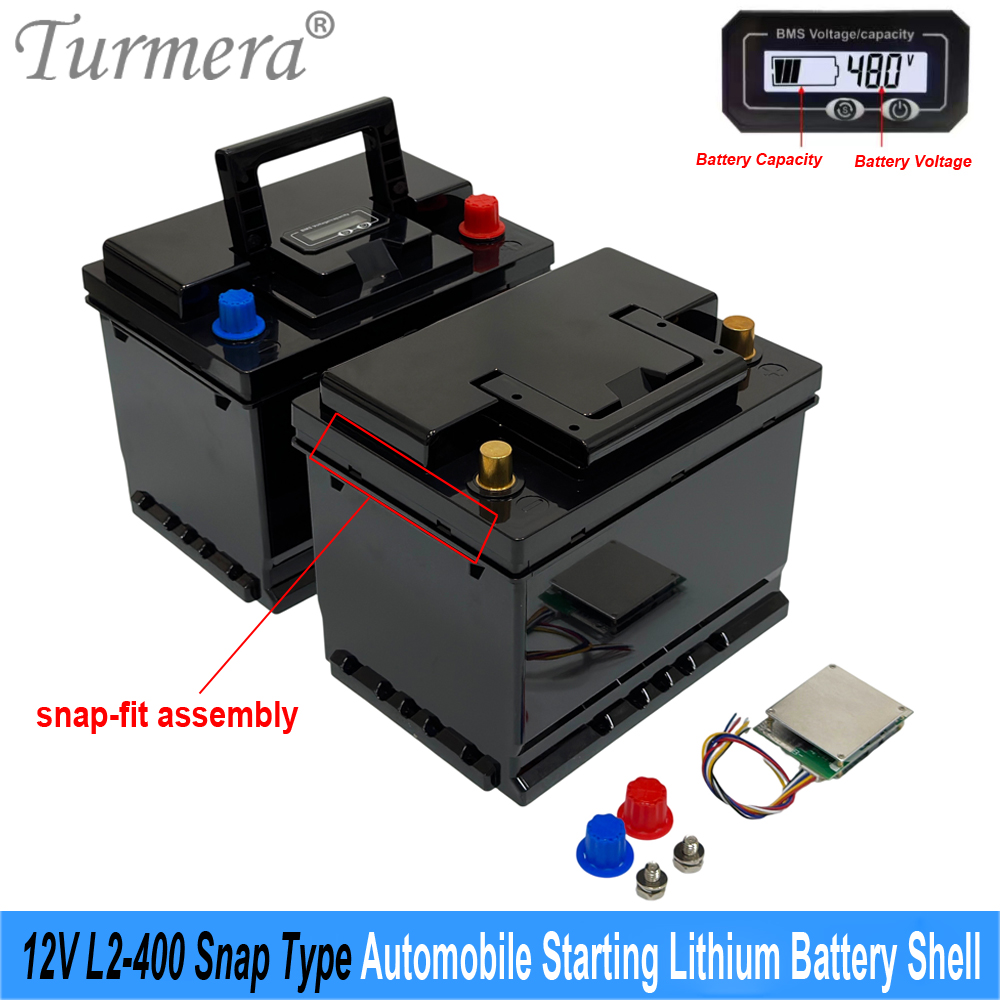 Turmera L2-400 L-Type Empty Ca - Lifepo4 Battery Box Diy 12V 100Ah ulasan dan harga