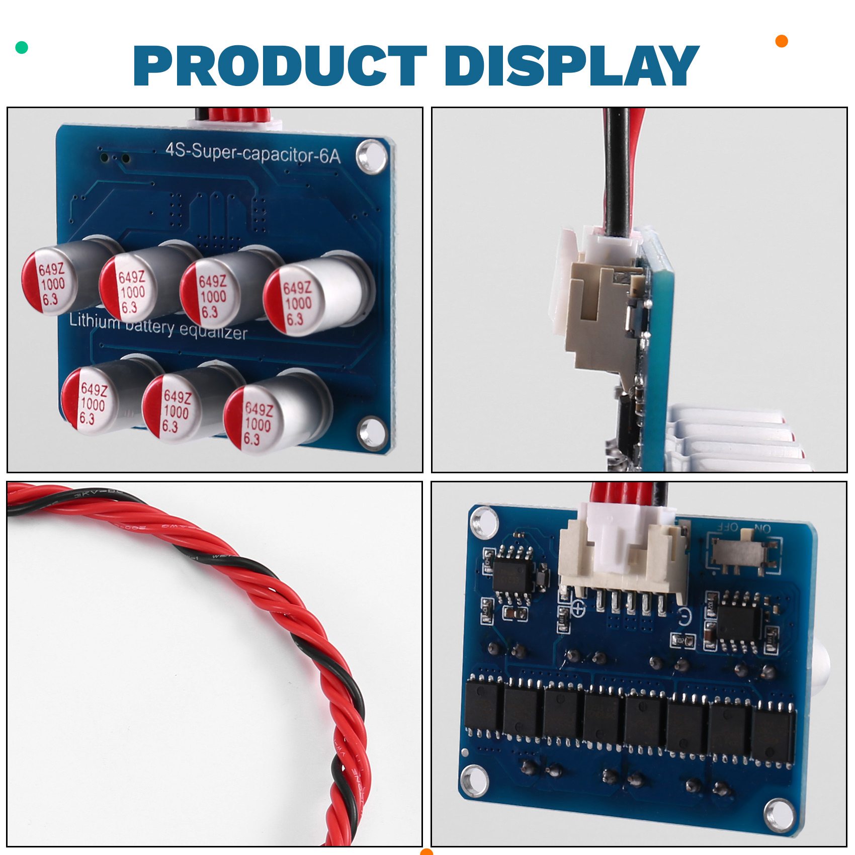 A84E-4X 4S 6A Active Equalizer - Battery Balancer 4S 12V Active Equalizer ulasan dan harga