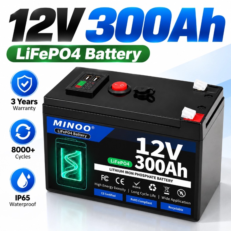 12V 300Ah LiFePO4 Battery 8000 - Lifepo4 12V 300Ah Deep Cycle ulasan dan harga