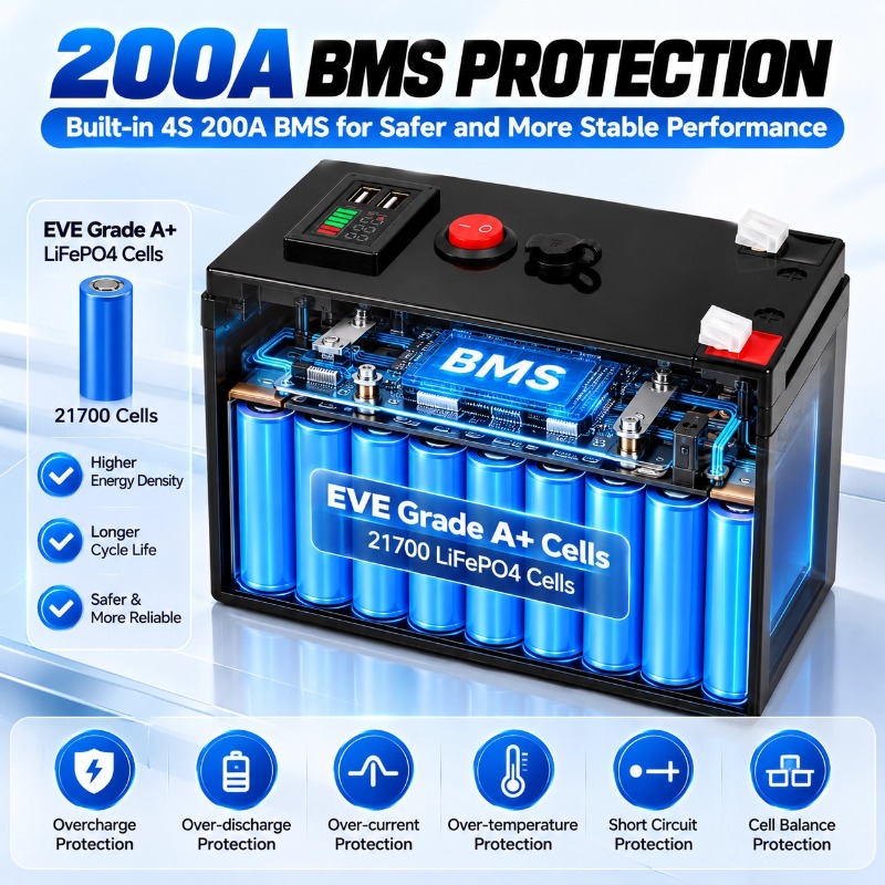 12V 300Ah LiFePO4 Battery 8000 - Lifepo4 12V 300Ah Deep Cycle ulasan dan harga