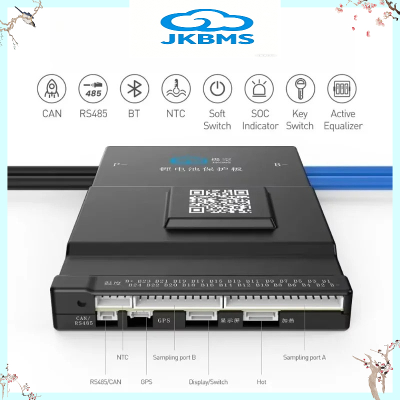 JKBMS 100A 120A 150A 200A Li-I - Lifepo4 Battery 24V 200Ah ulasan dan harga