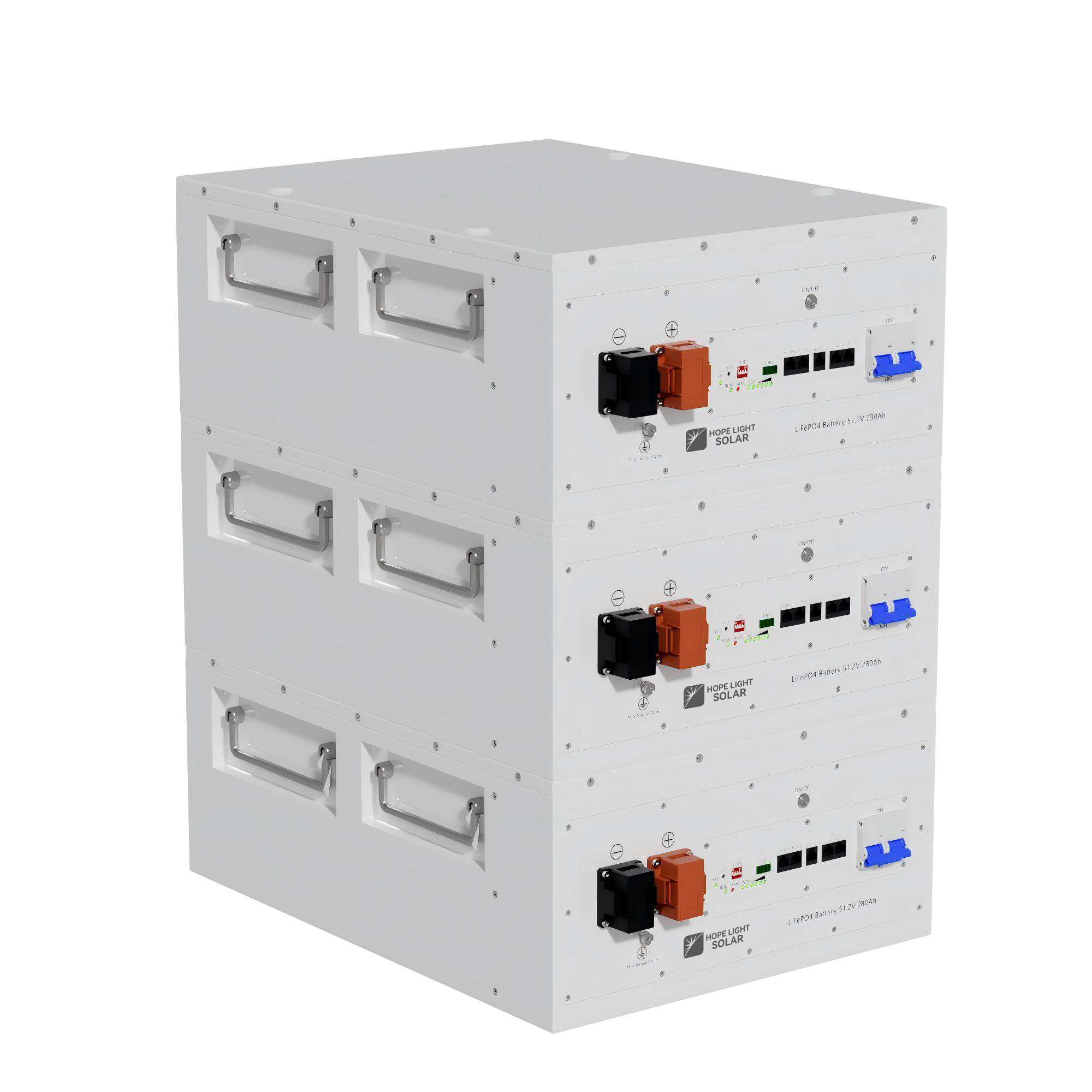 Rack Stackable Lithium Battery - Lifepo4 Battery 51.2V 280Ah ulasan dan harga