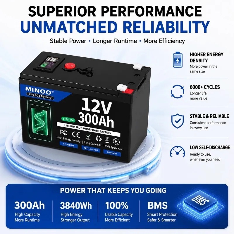 LiFePO4 12V 200AH 12V 300AH  B - Lifepo4 12V 300Ah Deep Cycle ulasan dan harga
