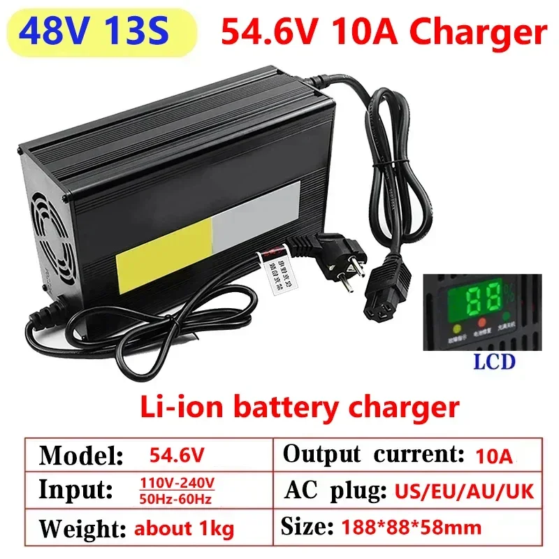10A 48V 60V 72V Lithium Batter - Lifepo4 Charger 48V 20A ulasan dan harga