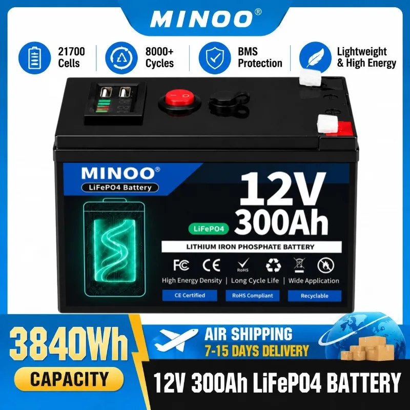 12V 300Ah LiFePO4 Solar Batter - Lifepo4 12V 300Ah Deep Cycle ulasan dan harga