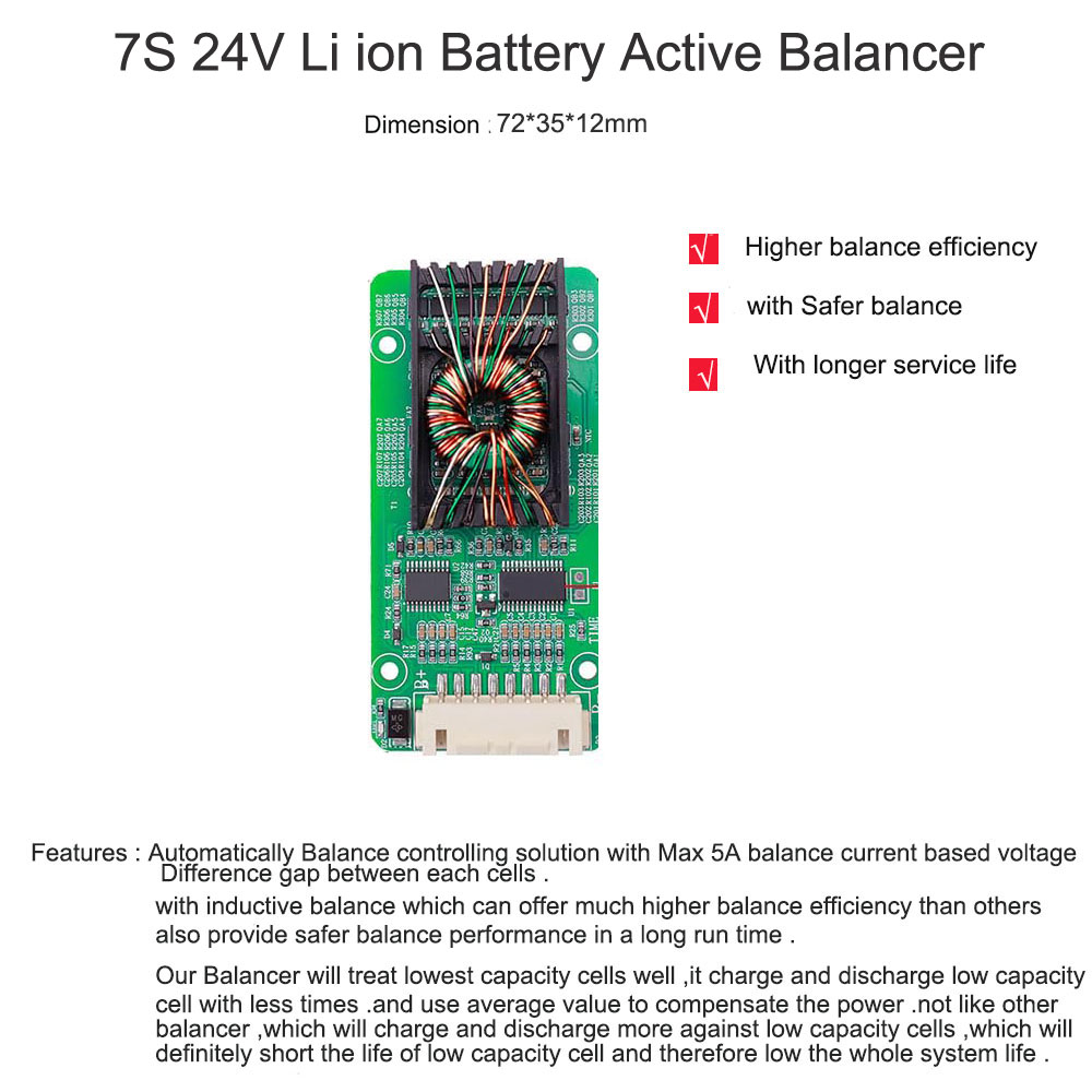 12V 36V 48V 60V 72V lifepo4 or - Battery Balancer 4S 12V Active Equalizer ulasan dan harga