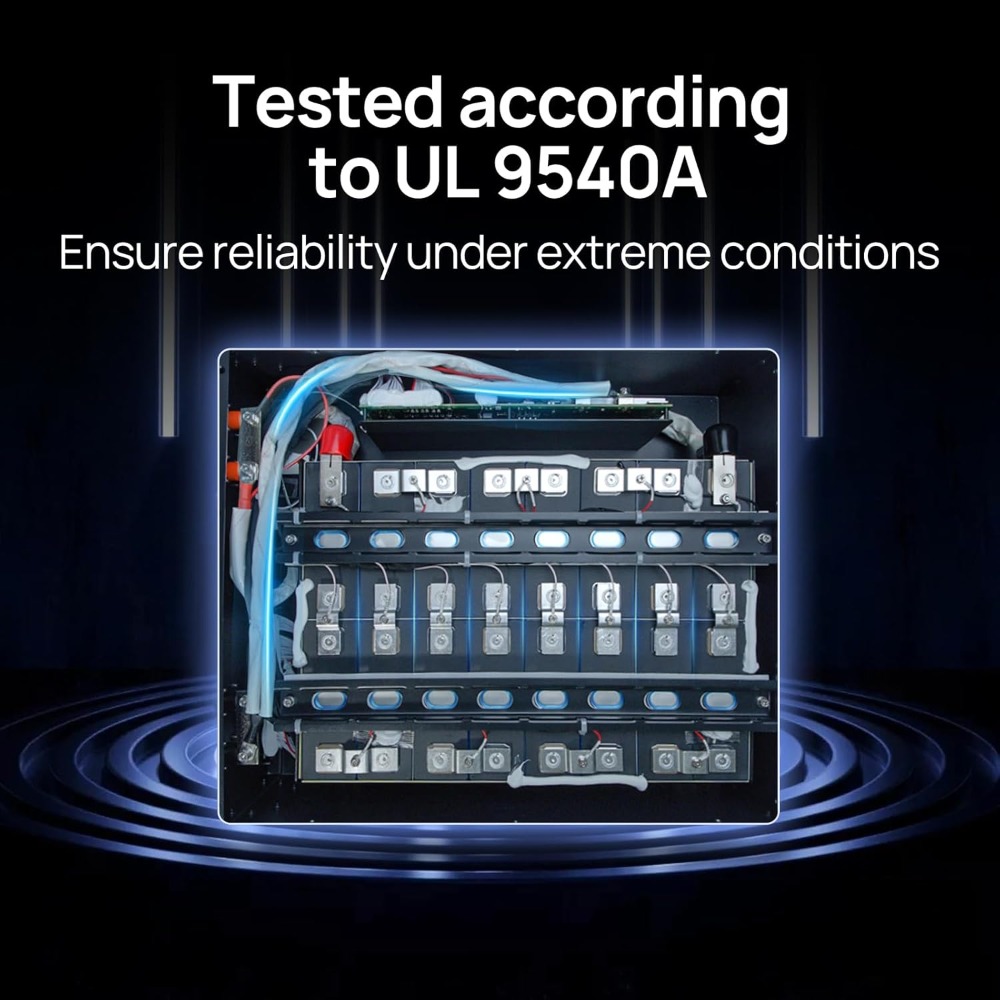 Certified | 5120Wh Server Rack - Lifepo4 48V 100Ah Server Rack ulasan dan harga