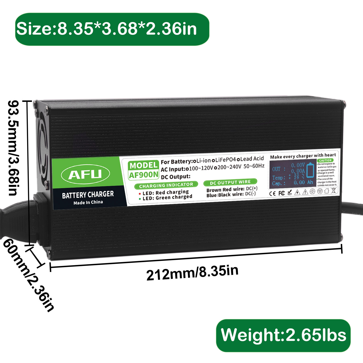 54.75V 15A LiFePO4 Battery Cha - Lifepo4 Charger 48V 20A ulasan dan harga