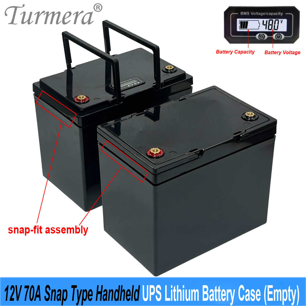 Turmera 12V 70A Empty Snap-fit - Lifepo4 Battery Box Diy 12V 100Ah ulasan dan harga