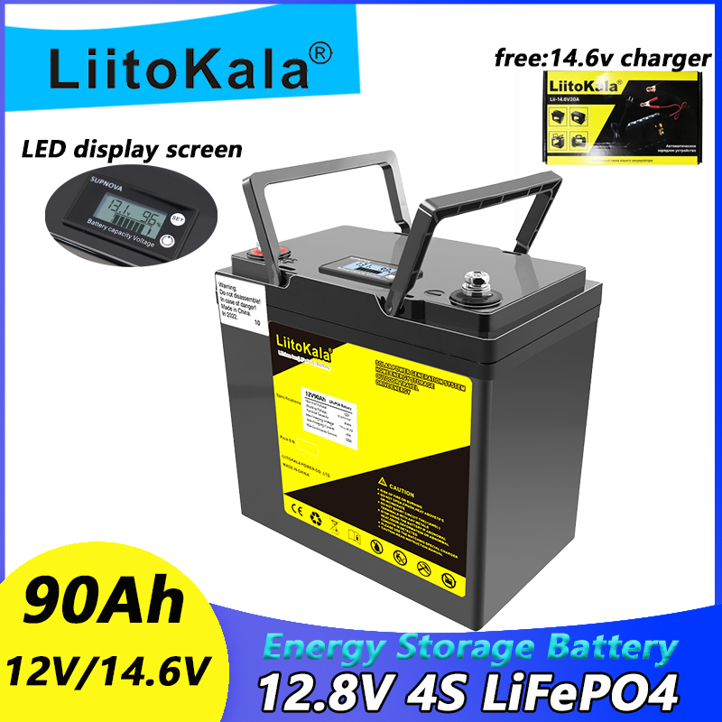 LiitoKala 12.8V 30A 90Ah  Life - Lifepo4 12V 300Ah Deep Cycle ulasan dan harga
