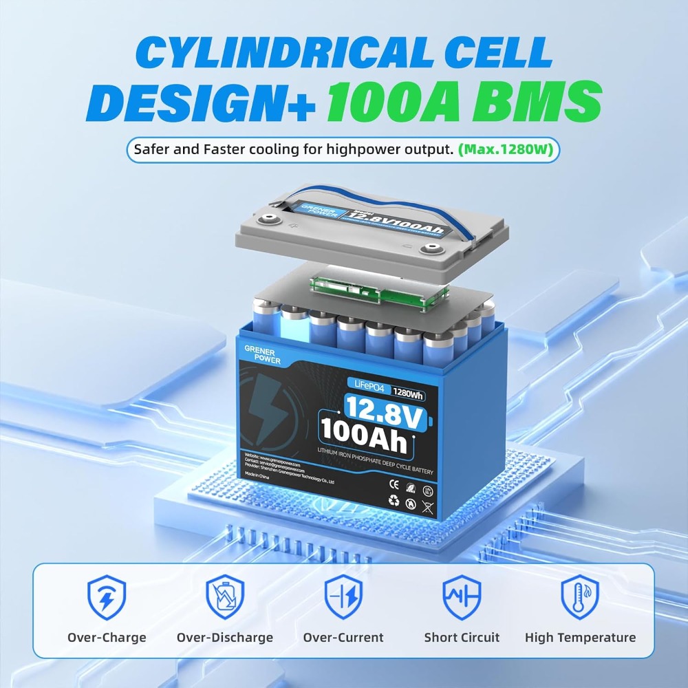 12V 100Ah LiFePO4 Battery, 150 - Lifepo4 Battery 12V 100Ah ulasan dan harga