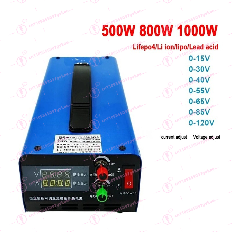 1000W Adjustable Charger 800W  - Lifepo4 Charger 48V 20A ulasan dan harga