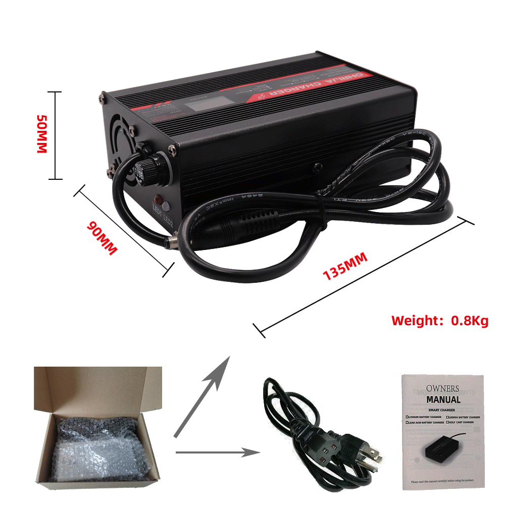 58.4V 5A Smart Charger for 16S - Lifepo4 Charger 48V 20A ulasan dan harga