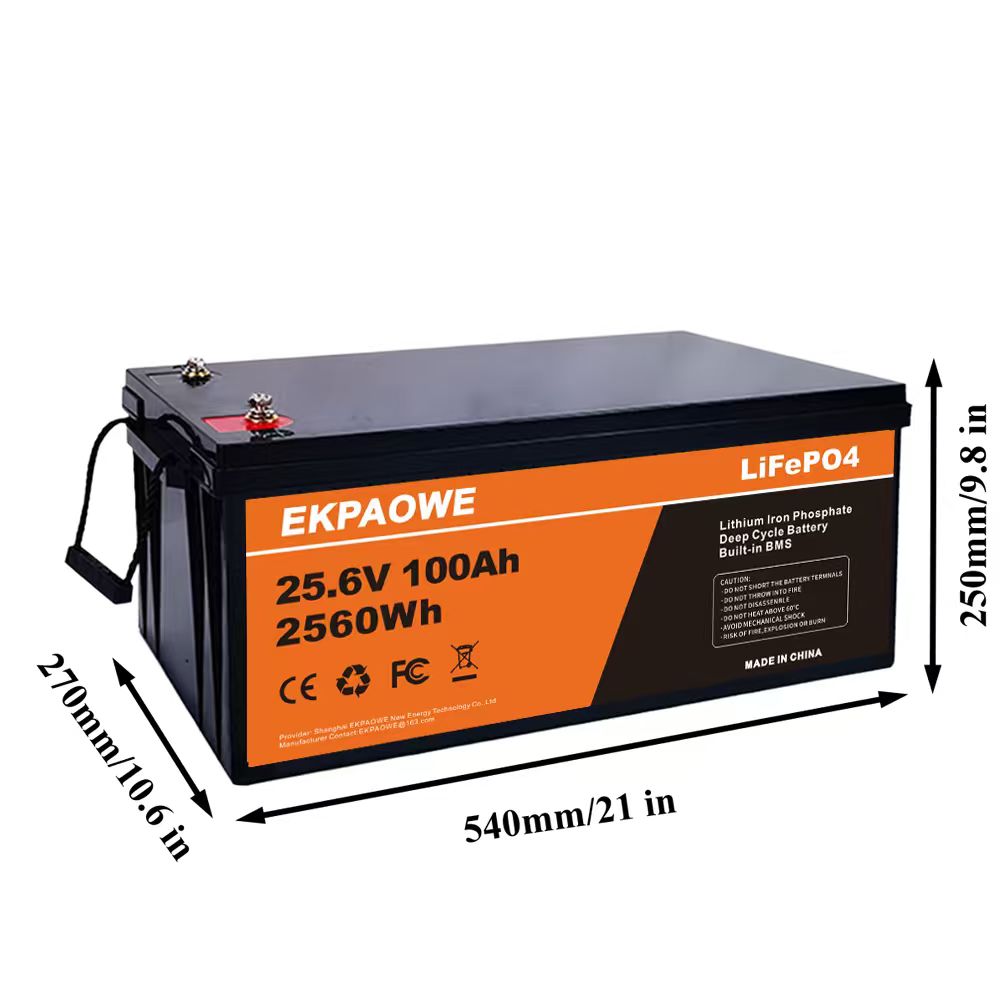 EKPAOWE 24V 25.6V 100AH LiFePO - Lifepo4 Battery 24V 100Ah Trolling Motor ulasan dan harga