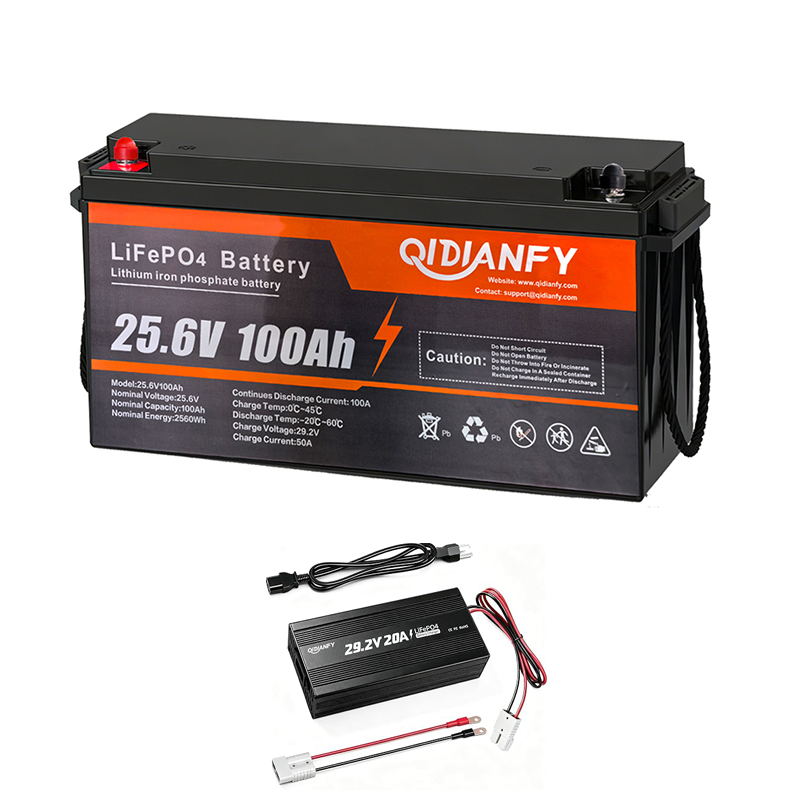 Qidianfy 24V 100Ah LiFePO4 Lit - Lifepo4 Battery 24V 100Ah Trolling Motor ulasan dan harga