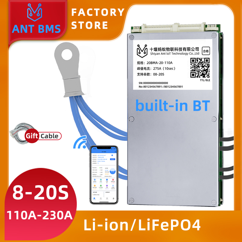 ANT Smart Balance BMS 8S-20S   - Smart Bms 16S 48V 200A Bluetooth ulasan dan harga