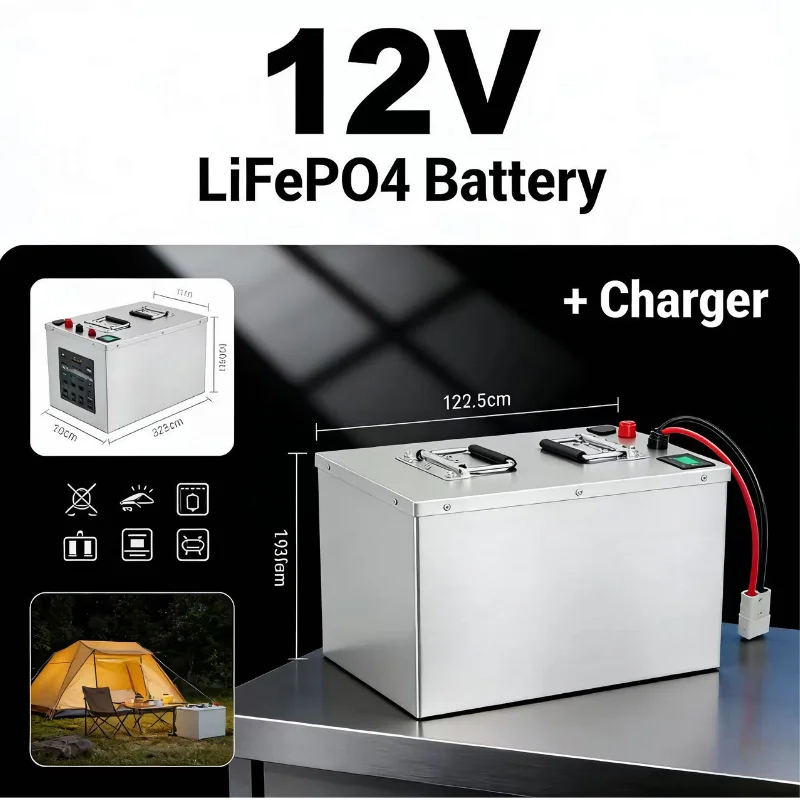 12V 24V 48V LiFePO4 Battery 10 - 12V 100Ah Lifepo4 Bluetooth Bms ulasan dan harga