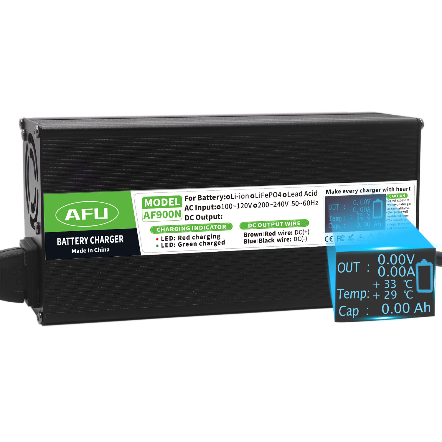 58.4V 15A LiFePO4 Battery Char - Lifepo4 Charger 48V 20A ulasan dan harga