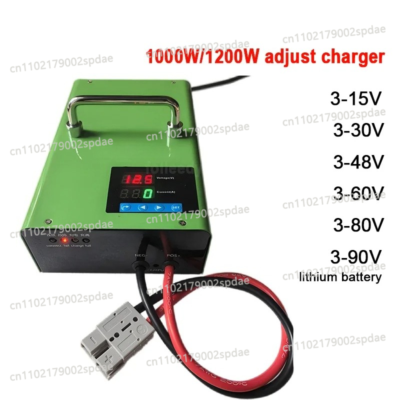 1000W 0 - 90V 12V 80A 24V 50A  - Lifepo4 Charger 48V 20A ulasan dan harga