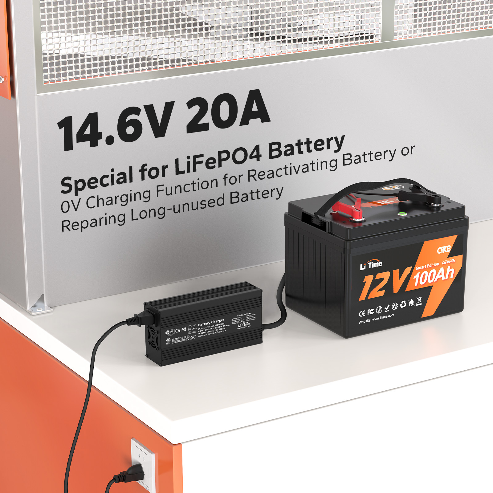 12V (14.6V) 20A LiFePO4 Batter - Lifepo4 Battery 12V 100Ah ulasan dan harga