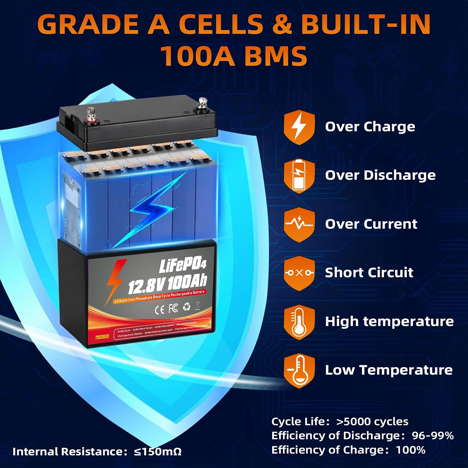 12V 100Ah LiFePO4 Battery with - Lifepo4 Battery 12V 100Ah ulasan dan harga