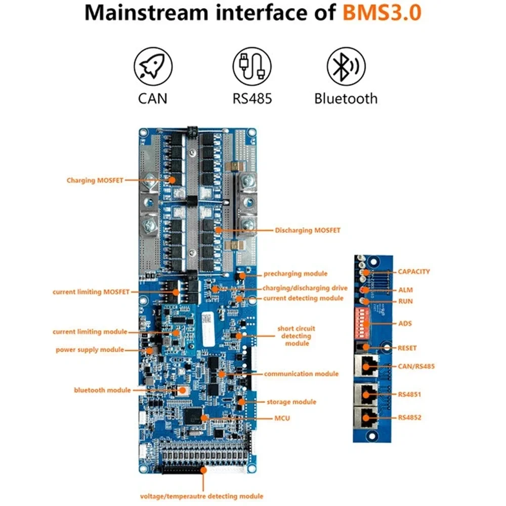 Seplos BMS 3.0 Smart BMS 100A/ - Smart Bms 16S 48V 200A Bluetooth ulasan dan harga