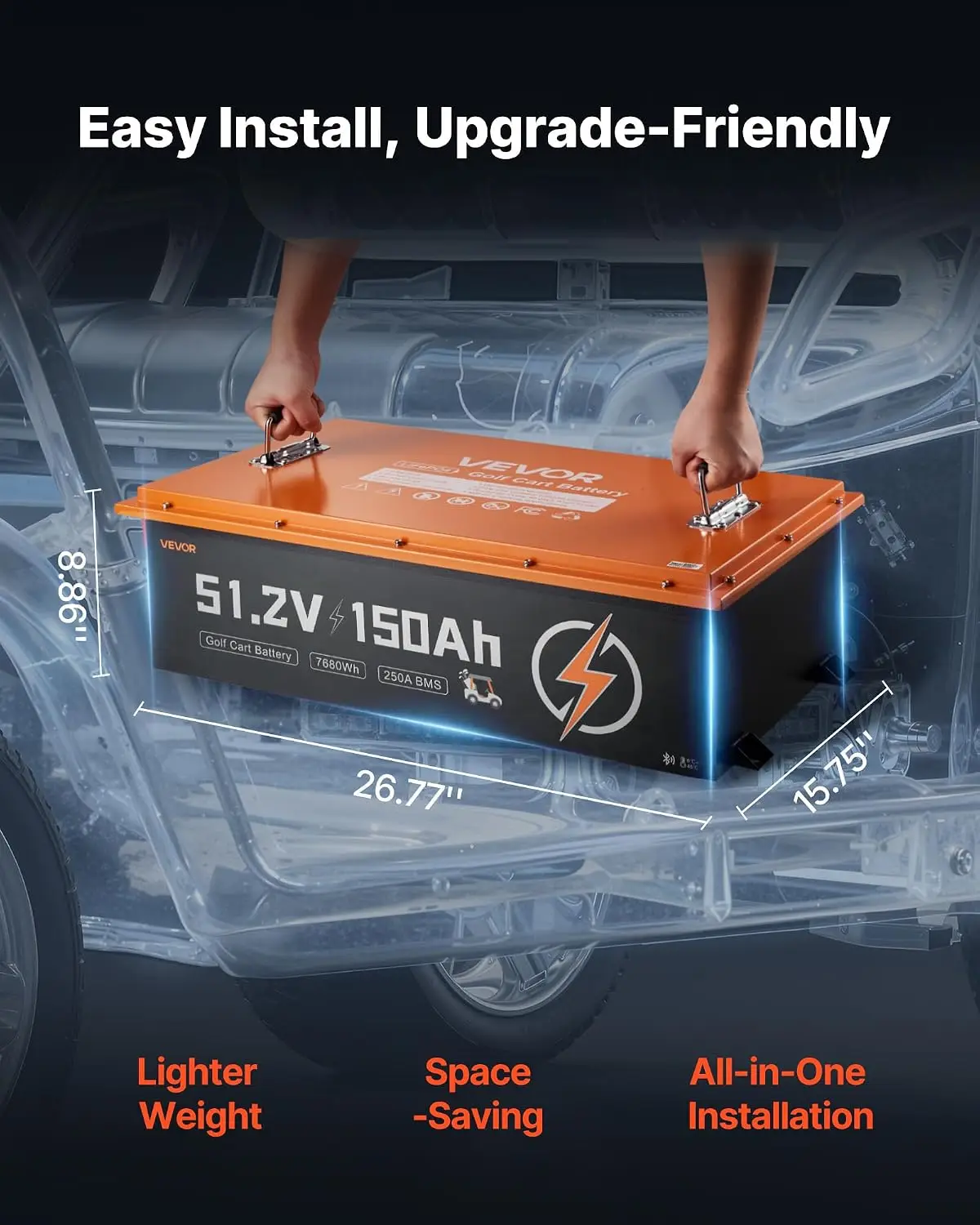 48V (51.2V) 150AH Lithium Golf - Lifepo4 Charger 48V 20A ulasan dan harga