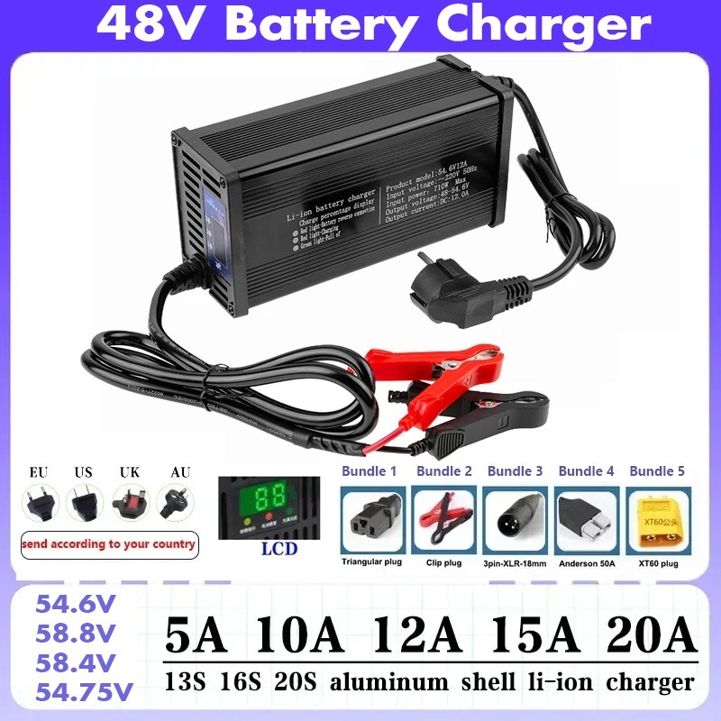 High-power 48V 5A 8A 10A 12A 1 - Lifepo4 Charger 48V 20A ulasan dan harga